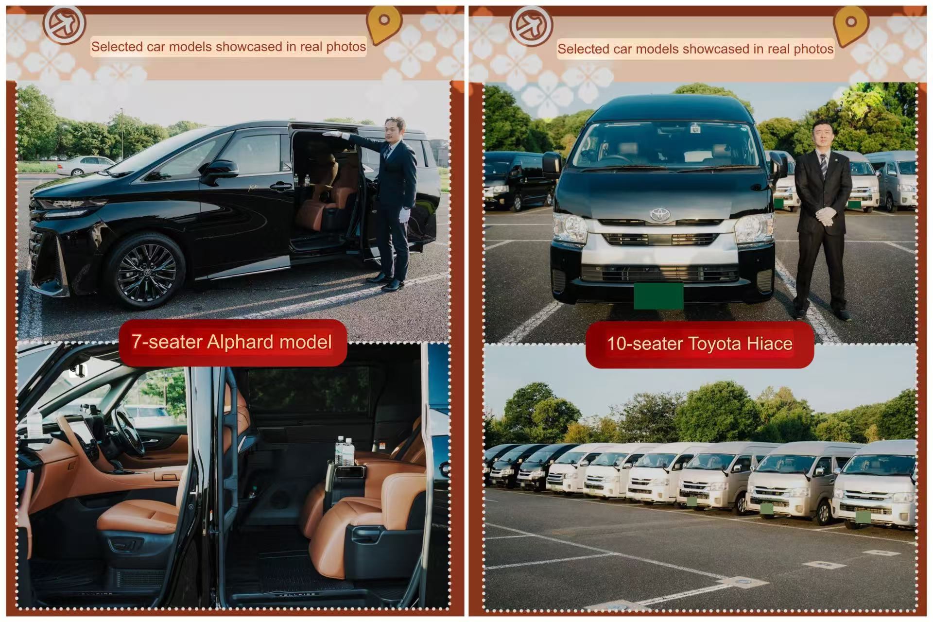 Tokyo Airport Transfer and Private Car Tour