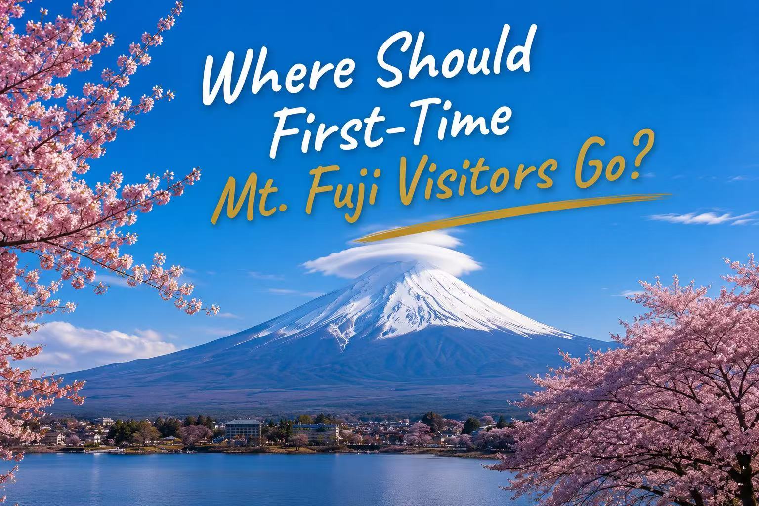 Best Mt Fuji sightseeing spots for first-time visitors near Kawaguchiko
