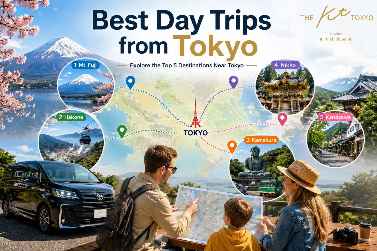 Best day trips from Tokyo including Mt Fuji Hakone Kamakura Nikko and Karuizawa